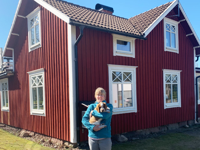Malin & Kalle Rönngård, det känns som vi har fått ett nytt hus!